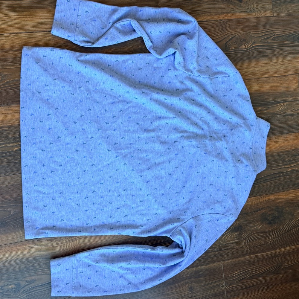 Vineyard Vines Blue Patterned Pullover Large - image 8